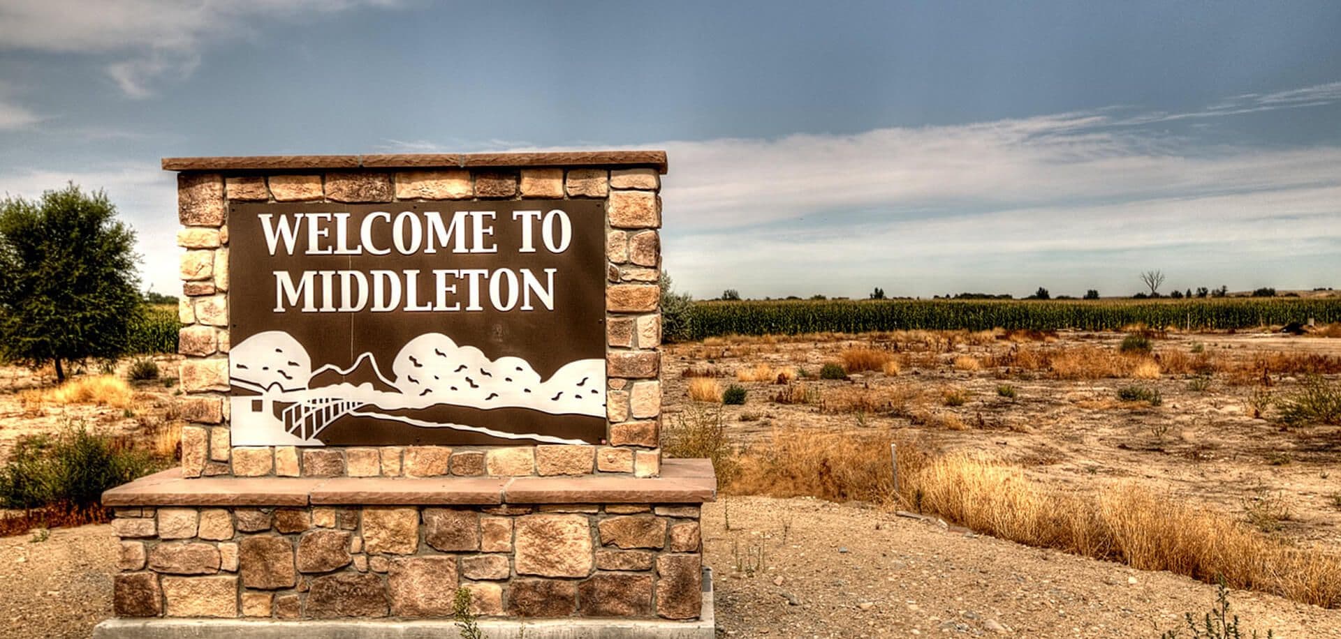 middleton idaho welcome sign