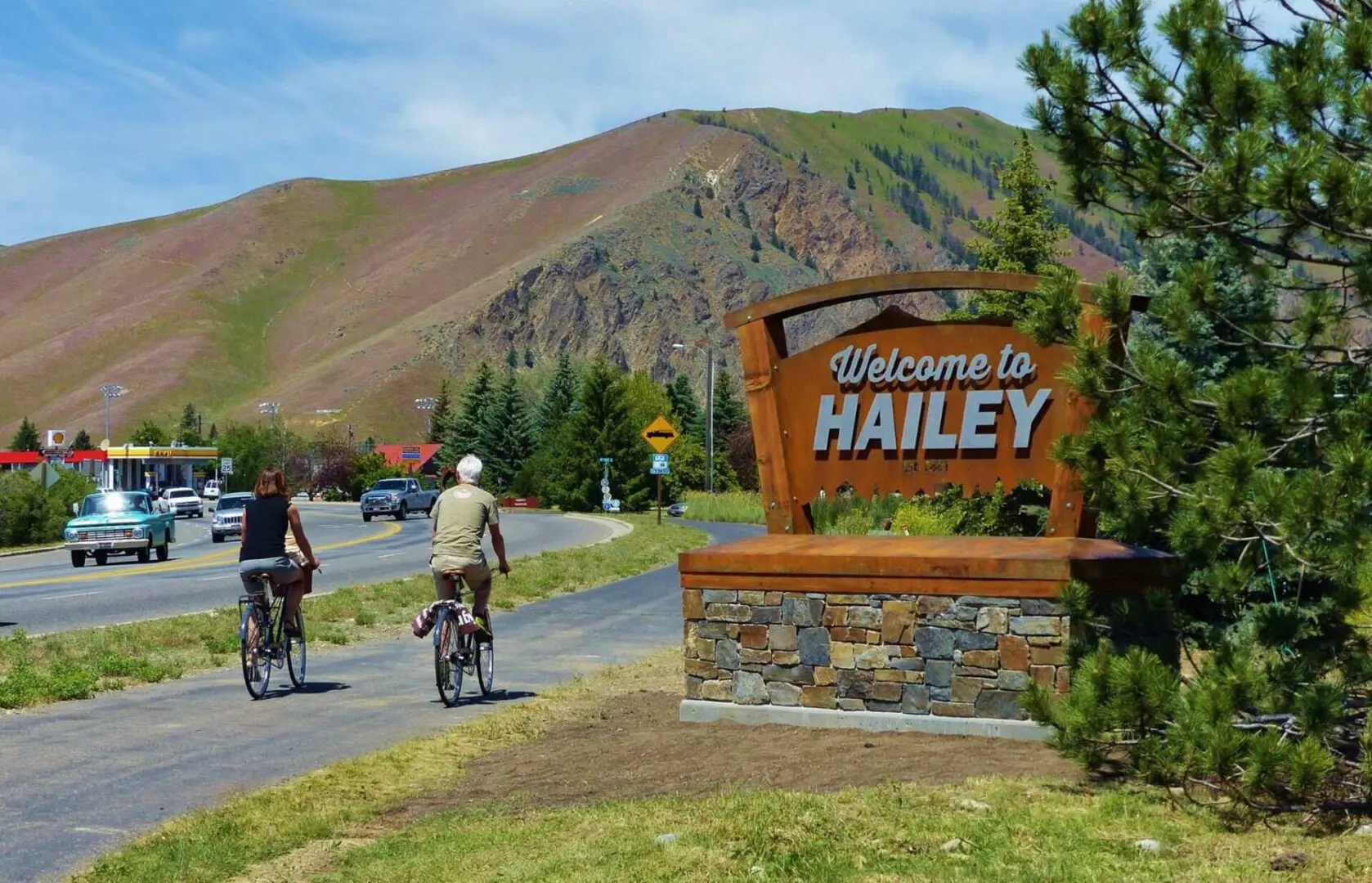 hailey idaho welcome sign