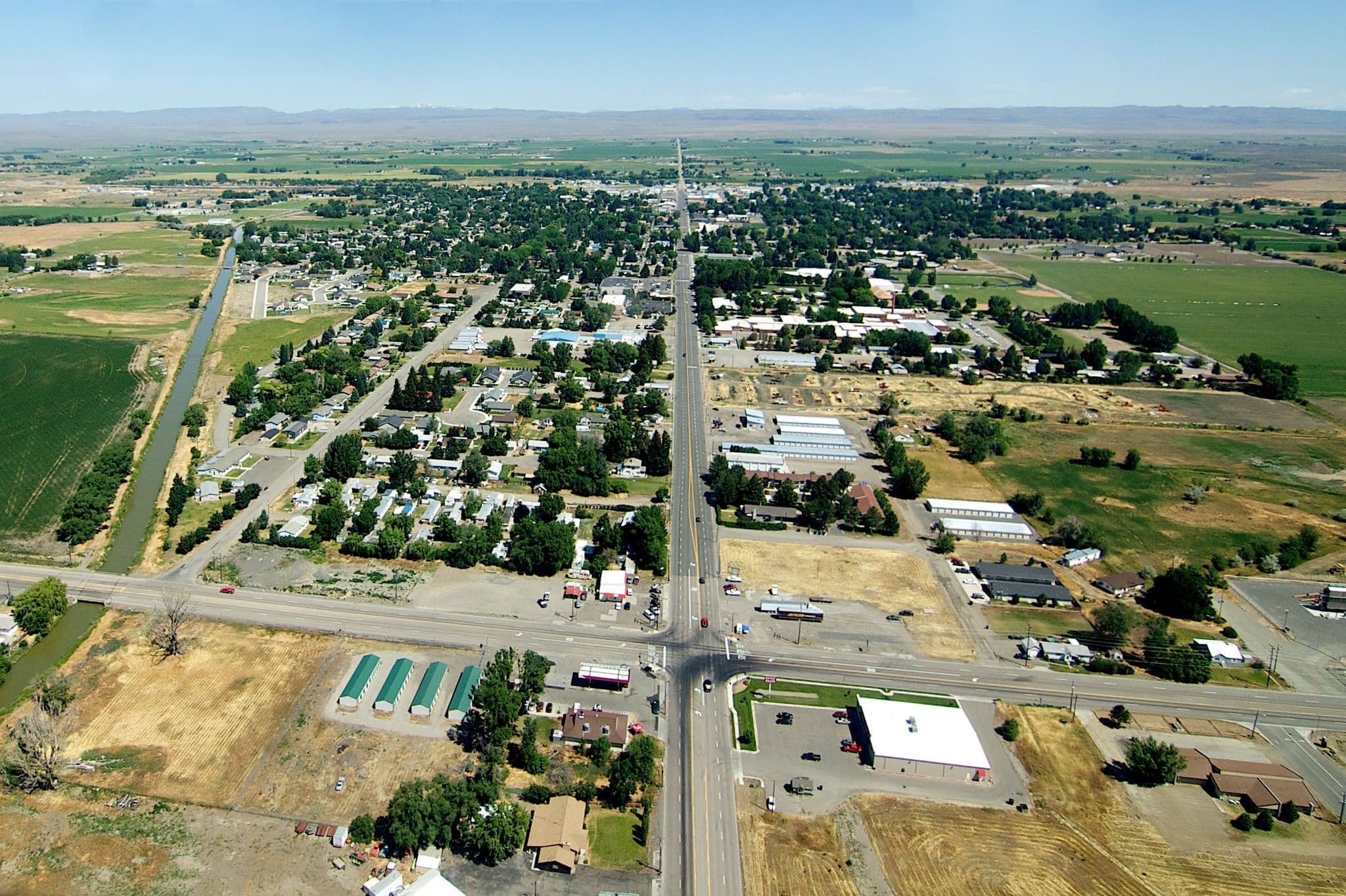 gooding idaho as seen from above
